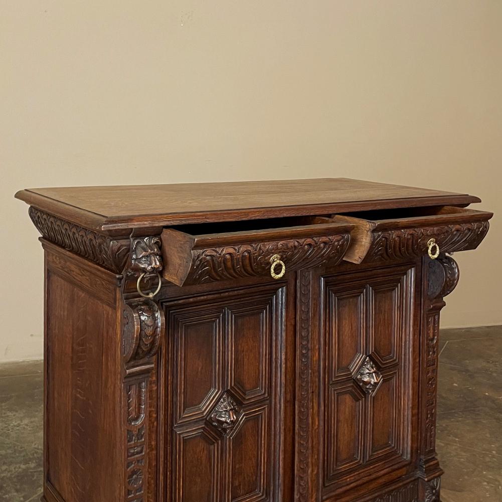 Buffet Renaissance Flemish du 19e siècle en vente 3