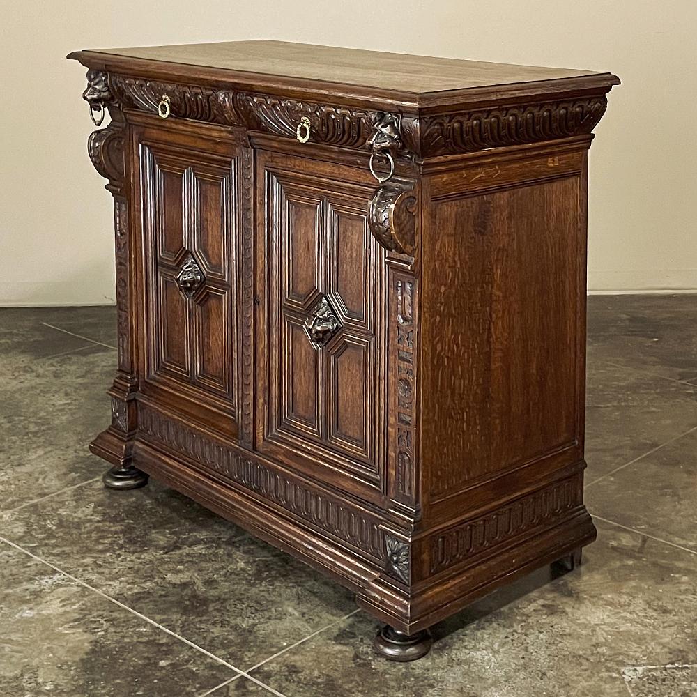 Renaissance Revival 19th Century Flemish Renaissance Buffet For Sale