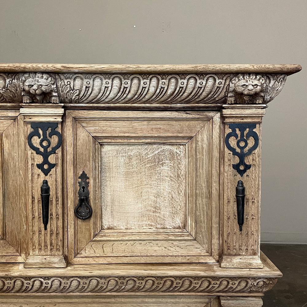 19th Century Flemish Renaissance Cabinet, Buffet For Sale 6
