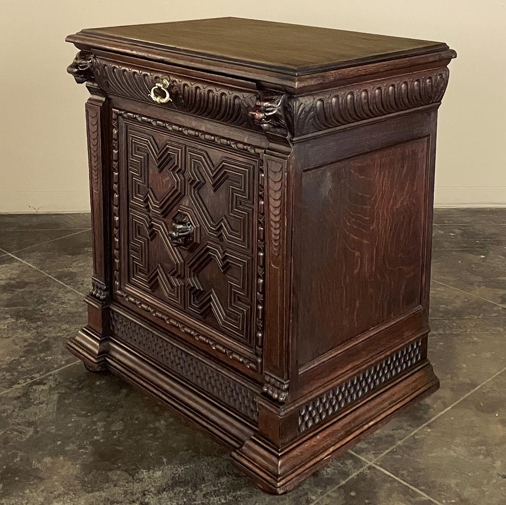 19th Century Flemish Renaissance Confiturier ~ Cabinet For Sale 3