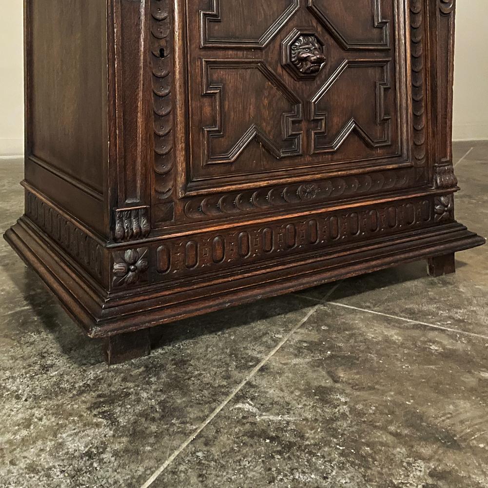 19th Century Flemish Renaissance Confiturier ~ Cabinet For Sale 7
