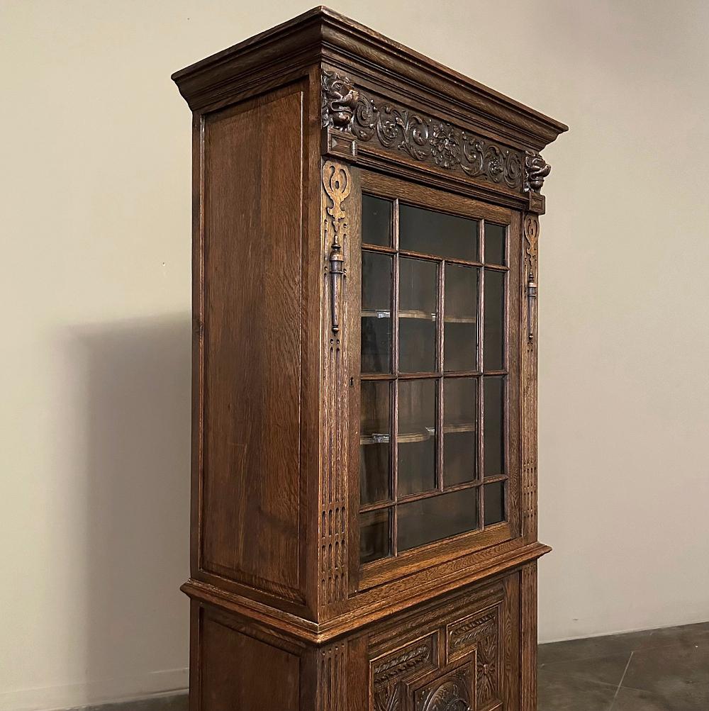19th Century Flemish Renaissance Revival Bookcase For Sale 4