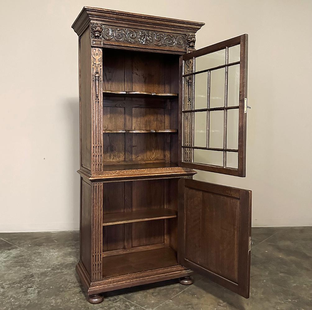 19th Century Flemish Renaissance Revival Bookcase For Sale 1
