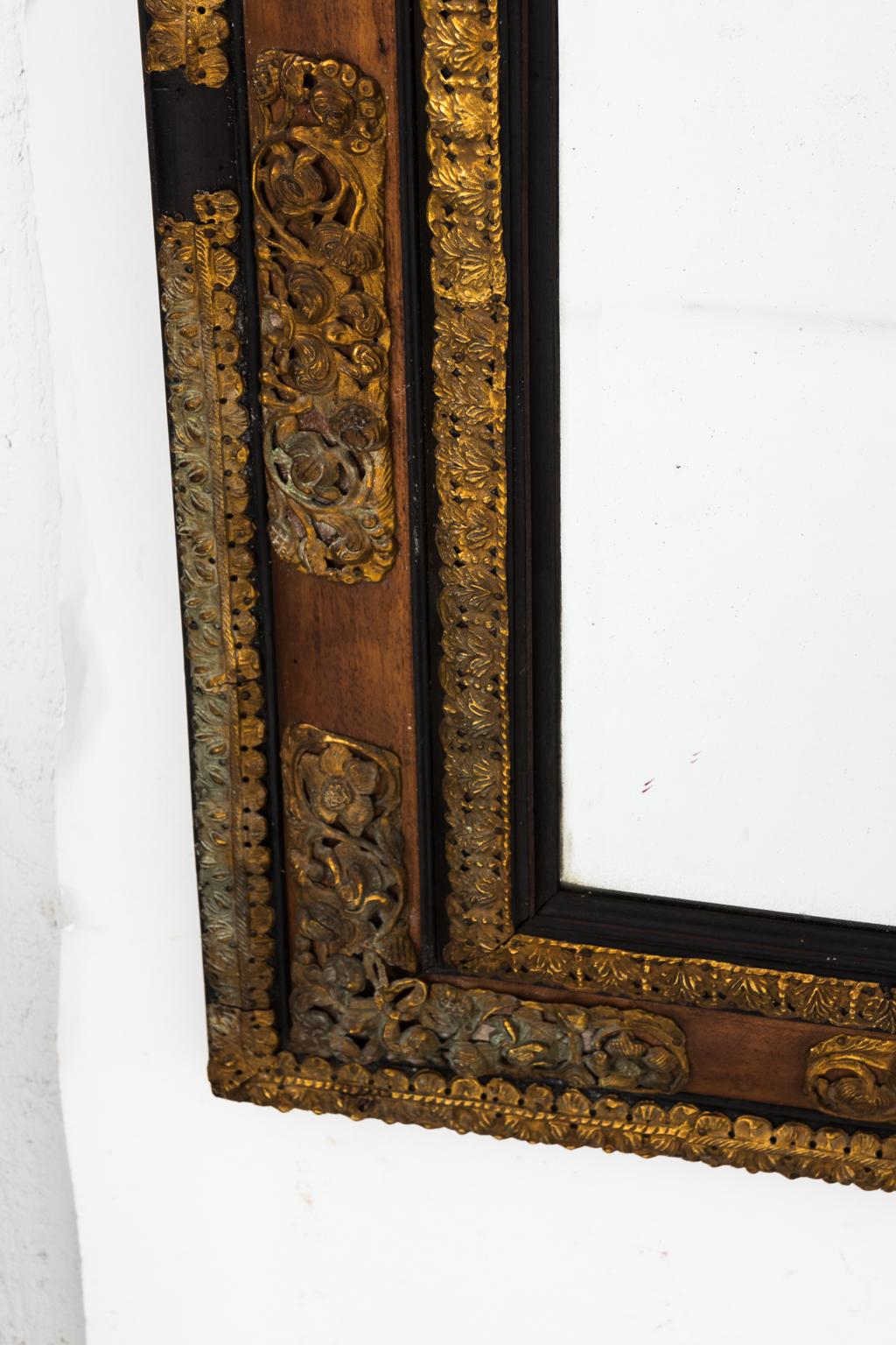 19th Century Flemish Repoussé Mirror  For Sale 1