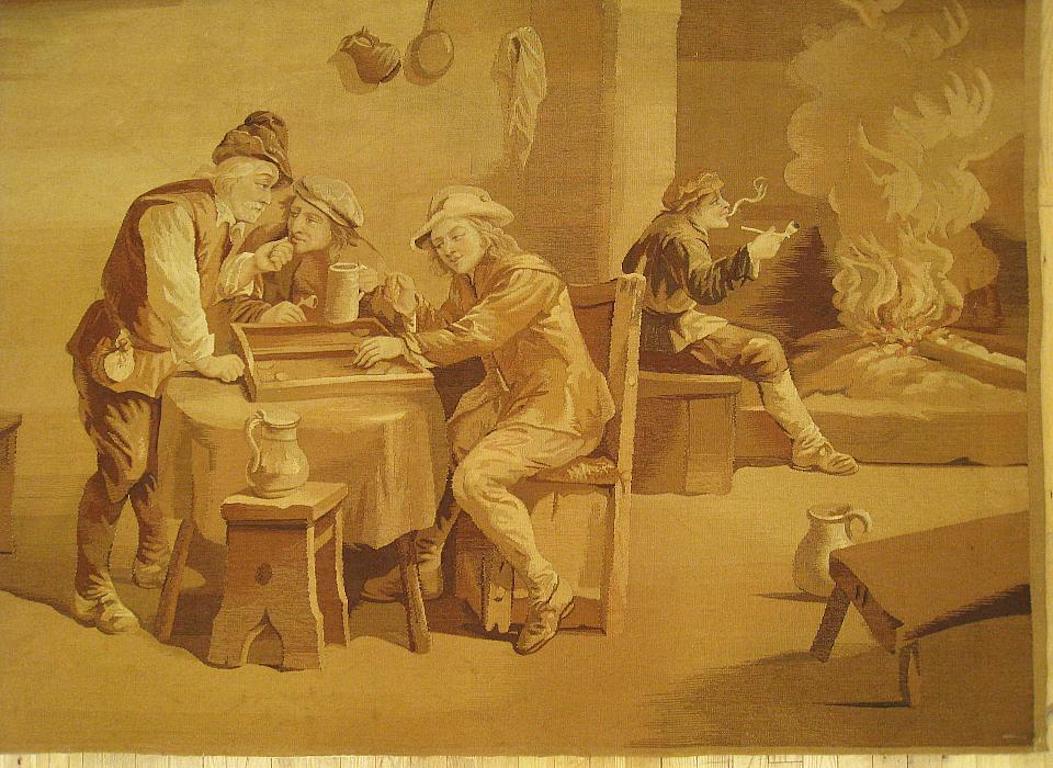 Rustico Arazzo fiammingo del XIX secolo in vendita