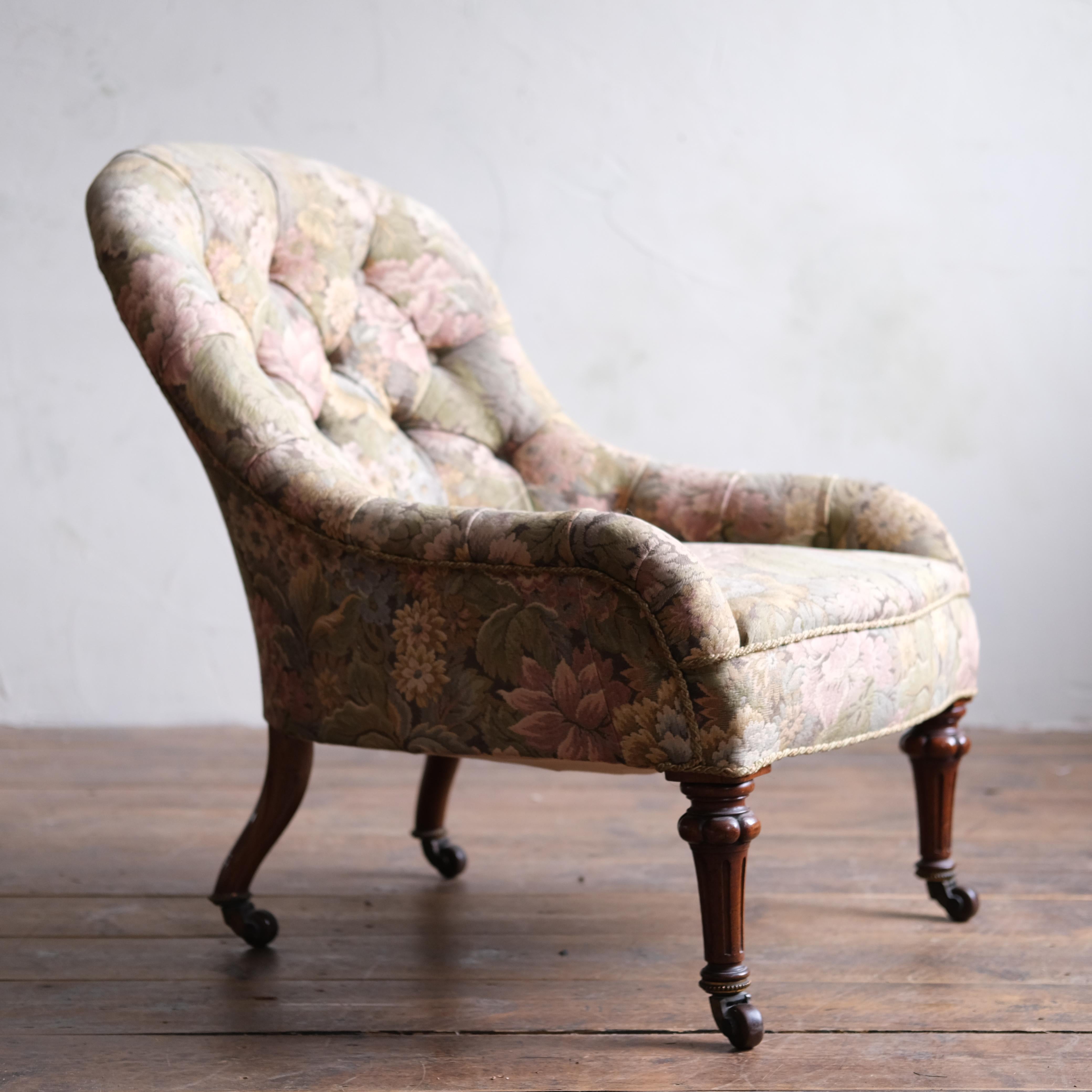 19th Century Floral Armchair In Good Condition In Batley, GB