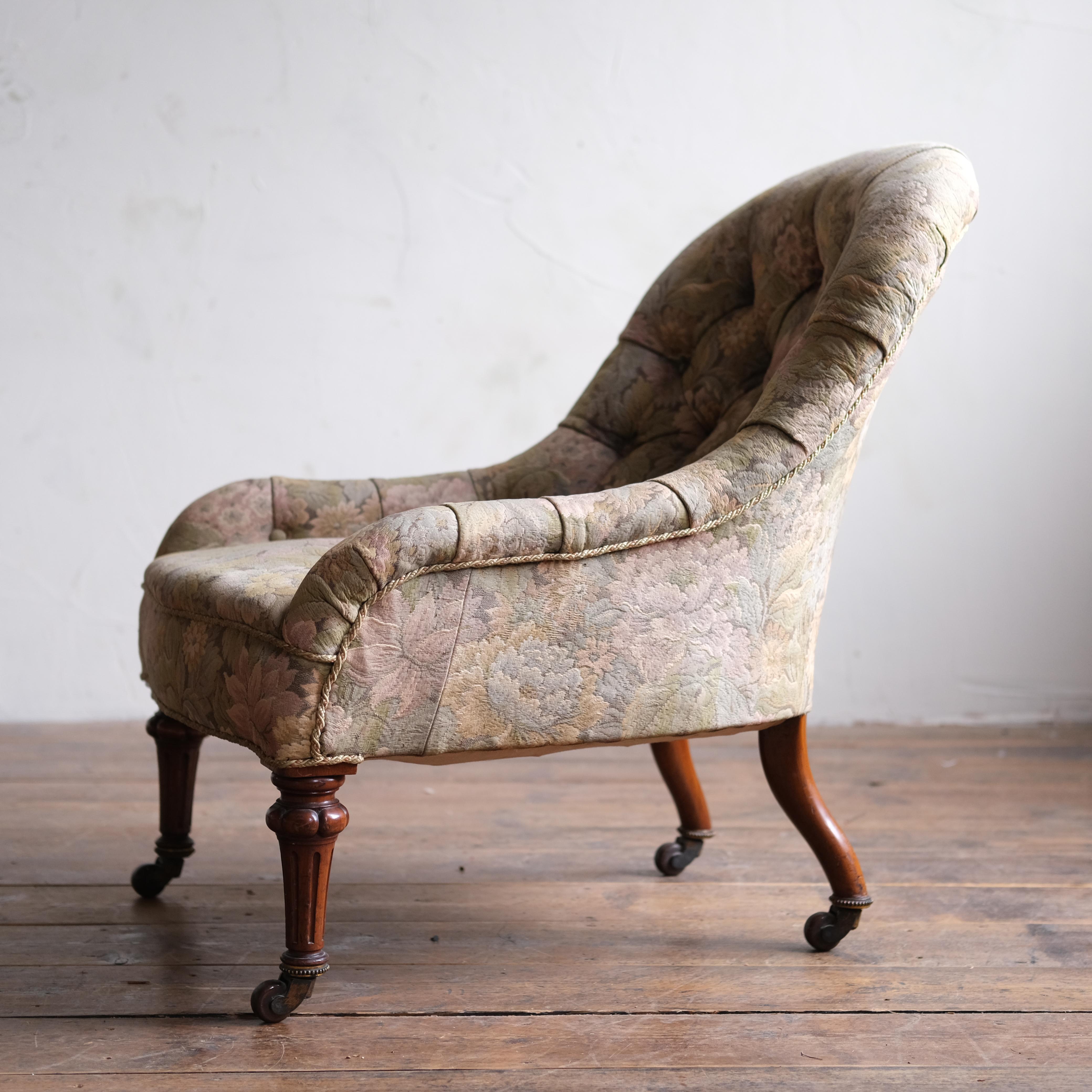 19th Century Floral Armchair 1