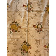 19th Century Floral European Needlework Rug