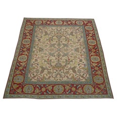Used 19th Century Floral Flat Weave Bessarabian Rug