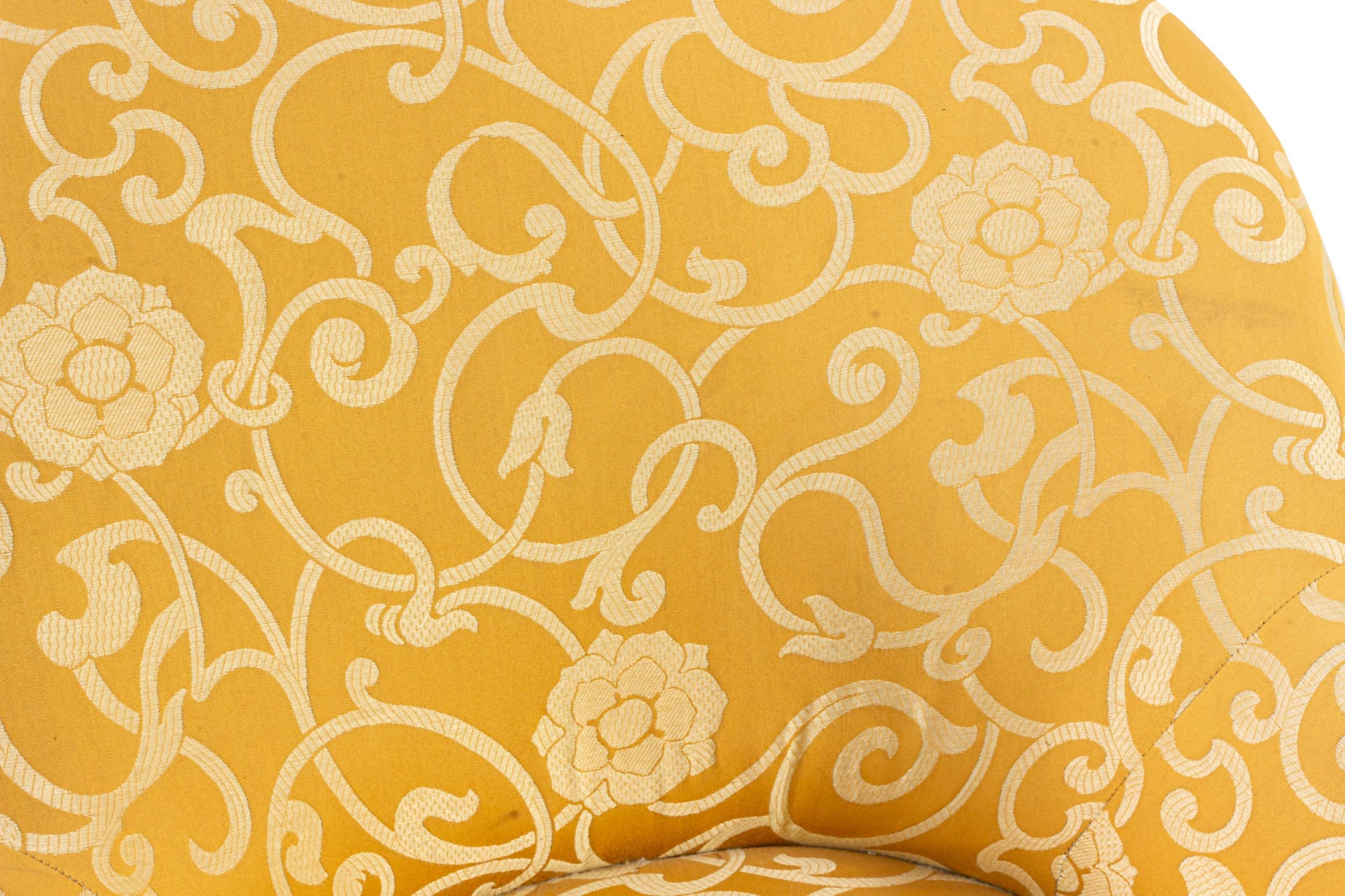 19th Century Floral Upholstered Boudoir Chair For Sale 3
