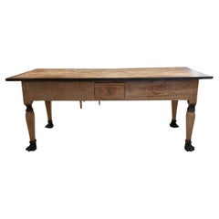 19th Century Florence Desk with Black Claw Feet