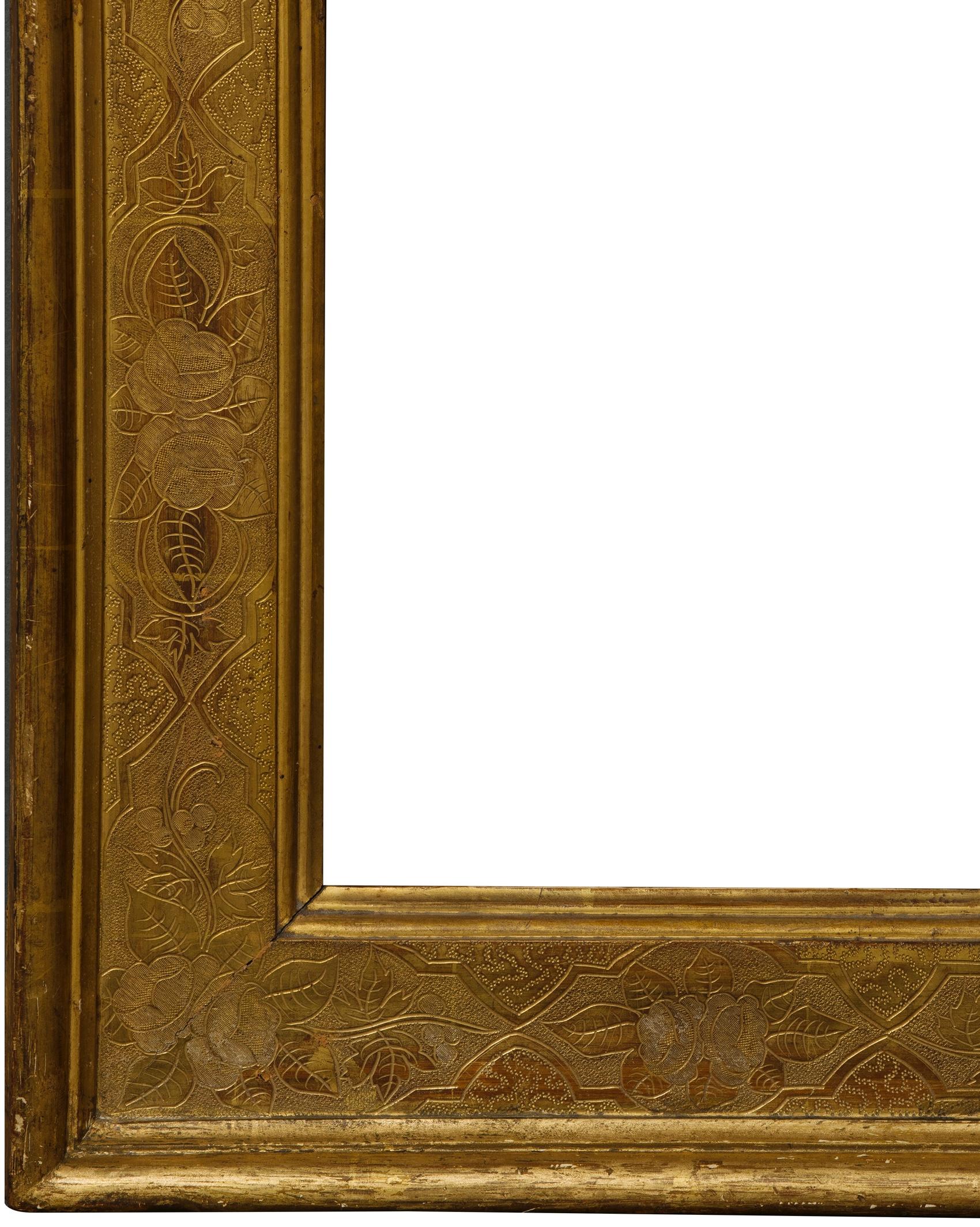 Italiano Cornice in legno dorato Florentine del XIX secolo in vendita