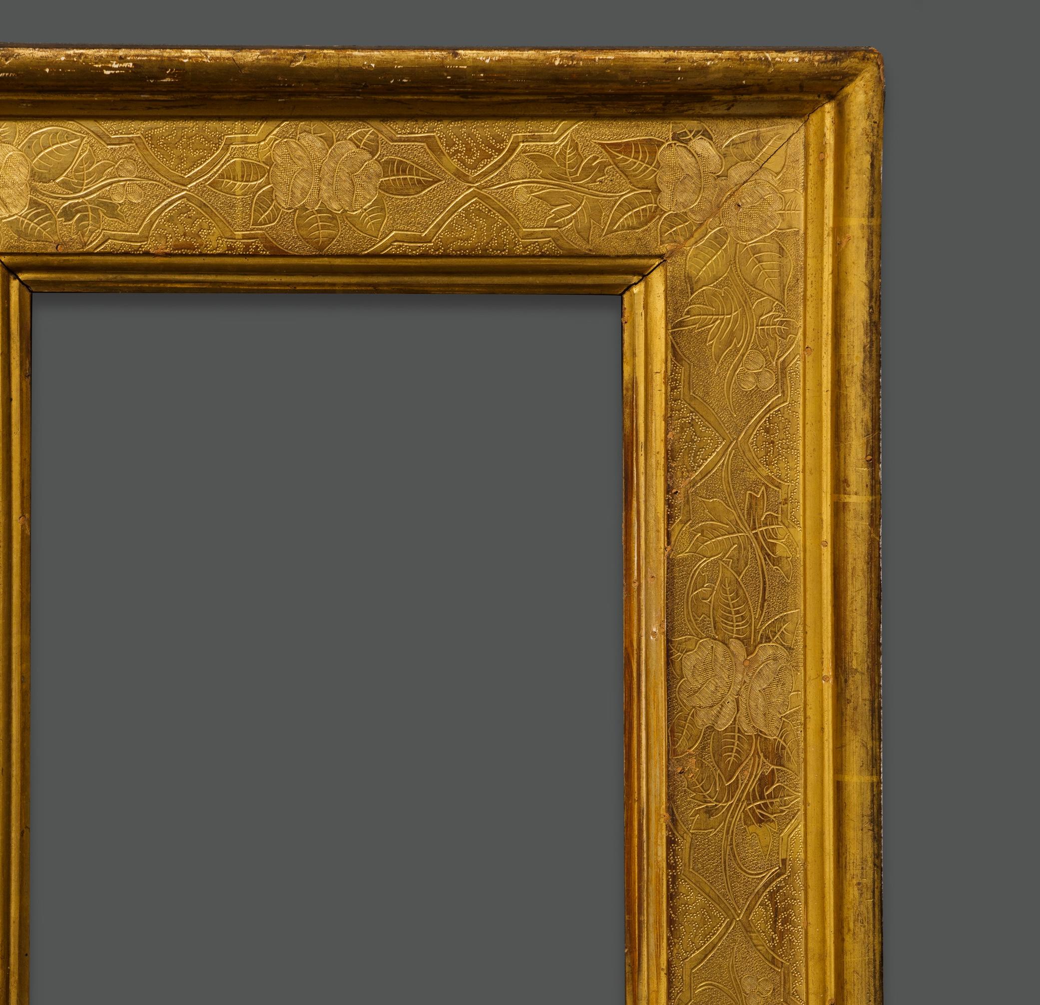 Dorato Cornice in legno dorato Florentine del XIX secolo in vendita