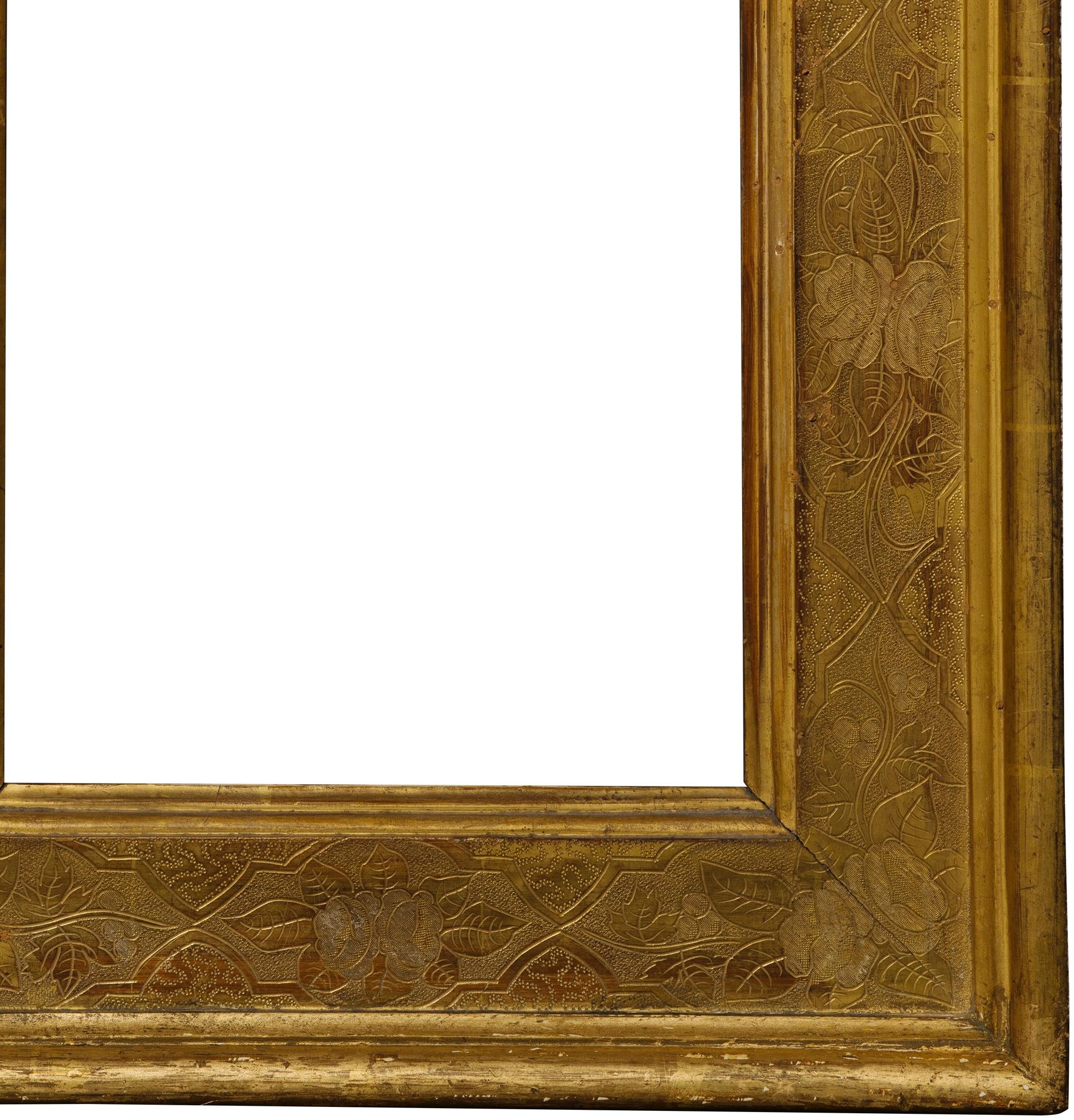 Cornice in legno dorato Florentine del XIX secolo In condizioni buone in vendita a Roma, IT