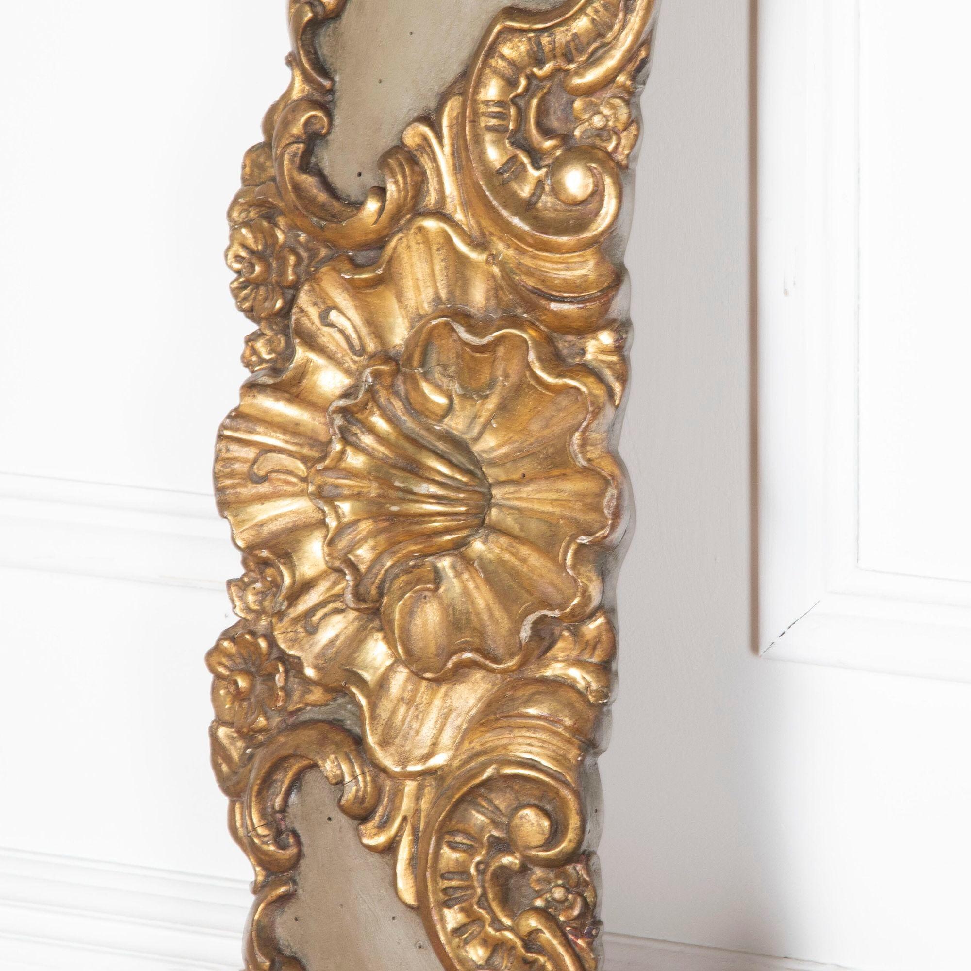 Lit en bois doré baroque Florentine du 19e siècle en vente 3