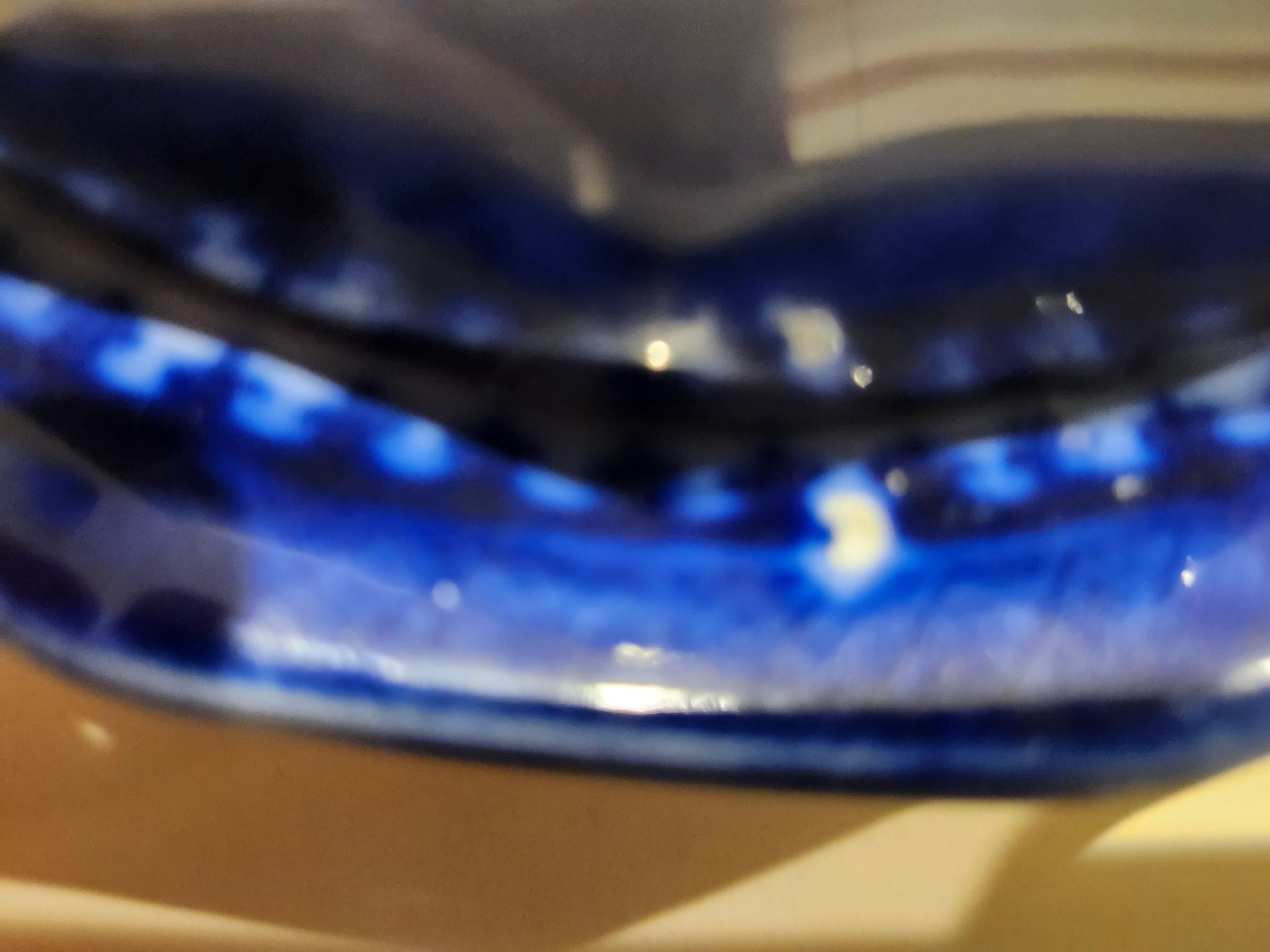 Mid-19th Century 19th Century Flow Blue Covered Butter Dish with Separater C1860