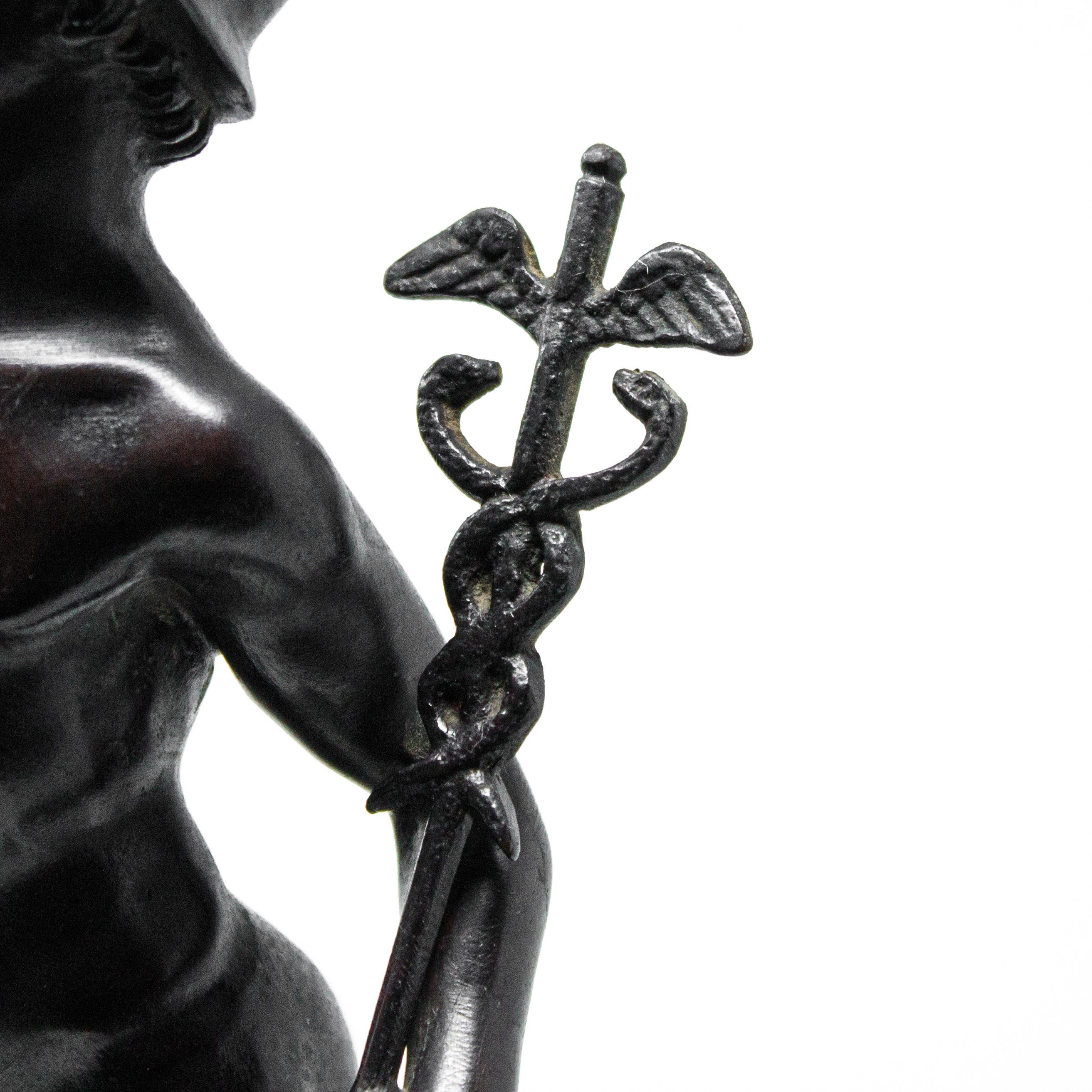 19th Century, Flying Mercury Sculpture in Bronze 8