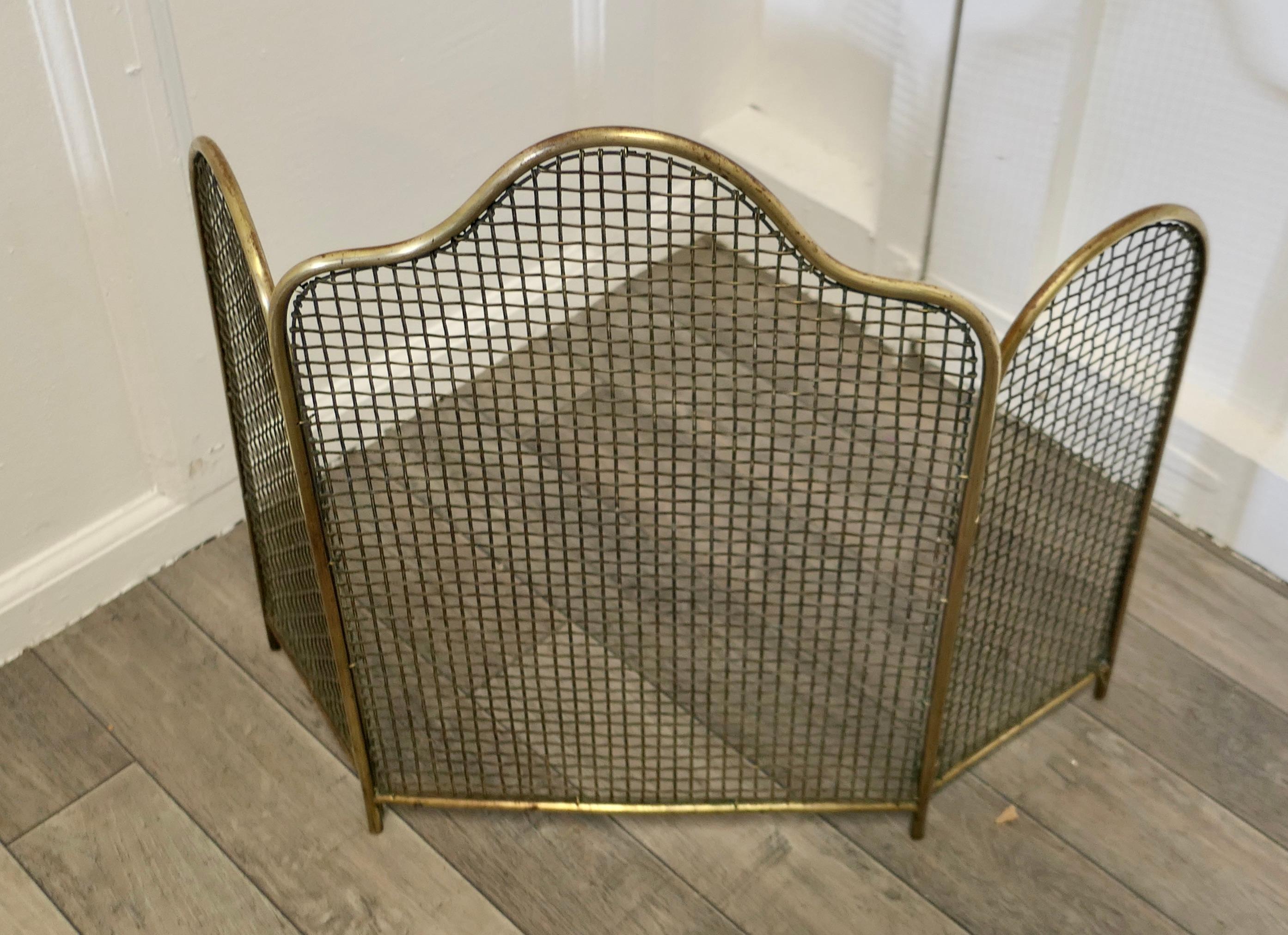 antique fireguard