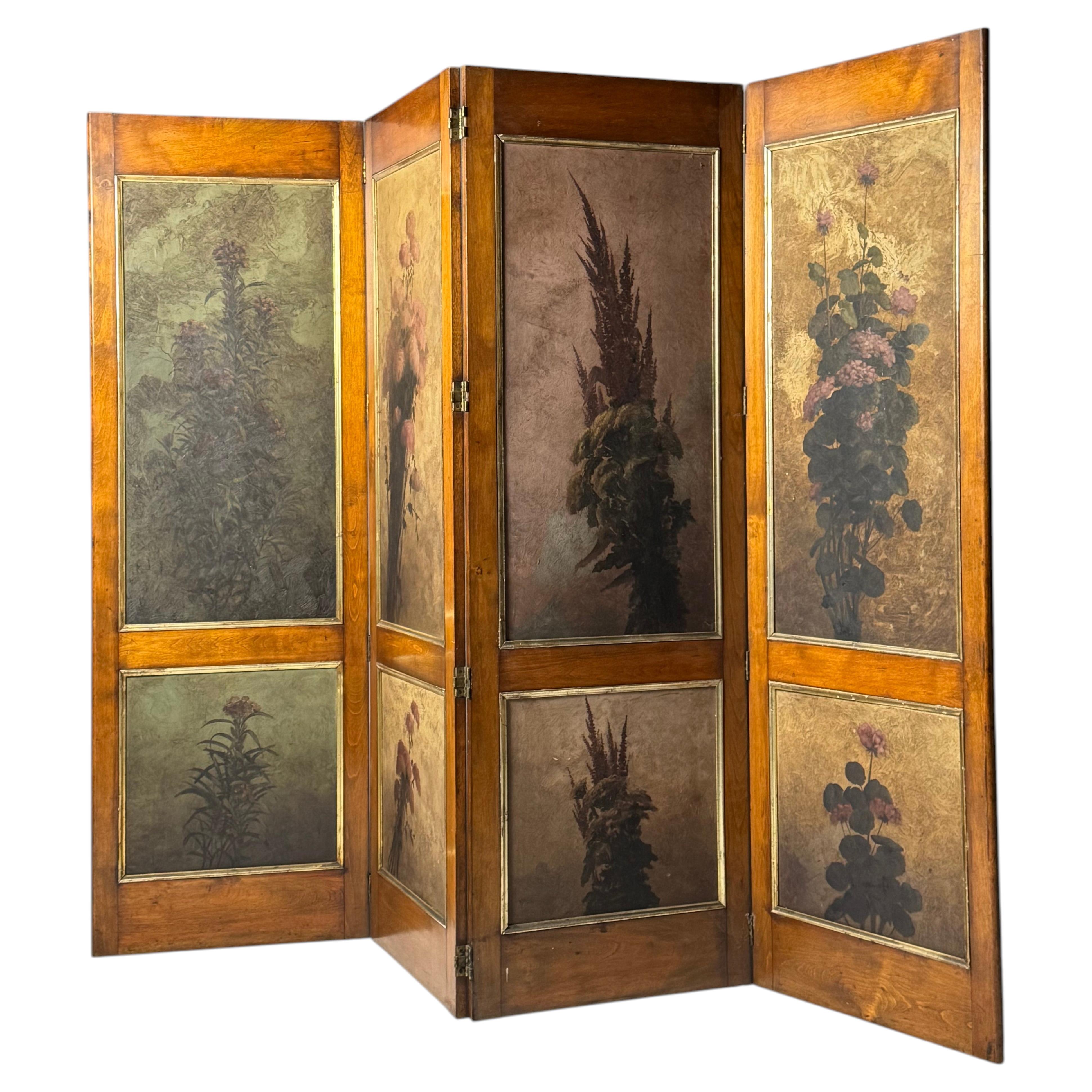 19th-century folding screen