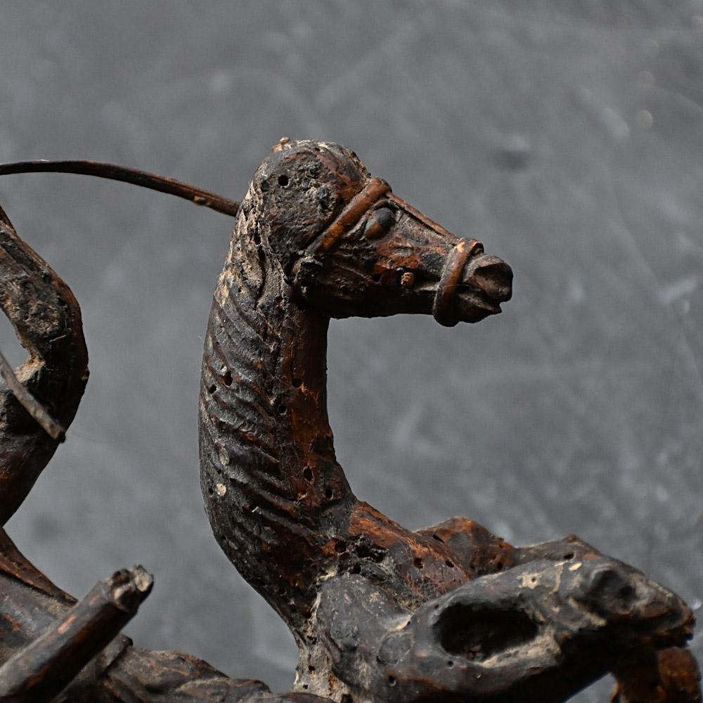 Figura de rama de arte popular del siglo XIX en venta 5