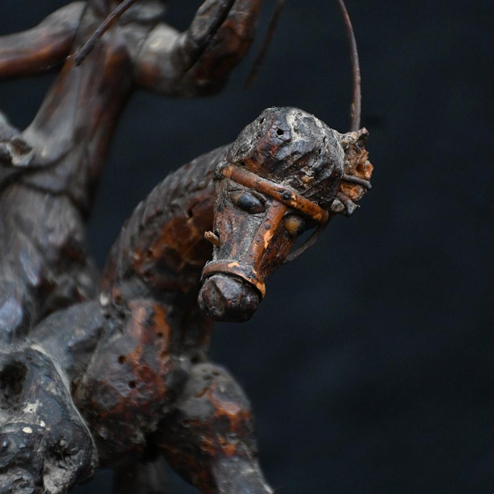 Figura de rama de arte popular del siglo XIX en venta 1