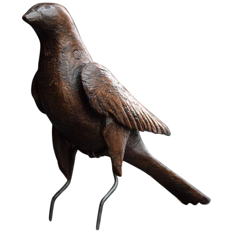 19th Century Folk art Carved Bird Figure