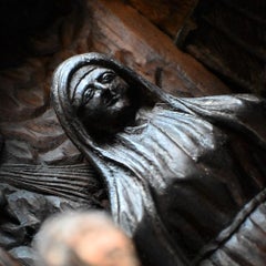 19th Century Folk Art Nativity Scene