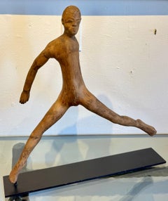 19th Century Folk Art Root Carving of a Man