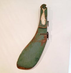 19th Century Folk Art Sail Boat Rudder