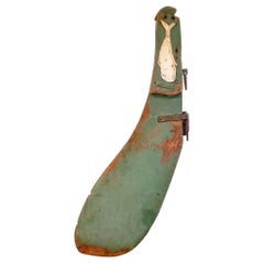 19th Century Folk Art Sail Boat Rudder