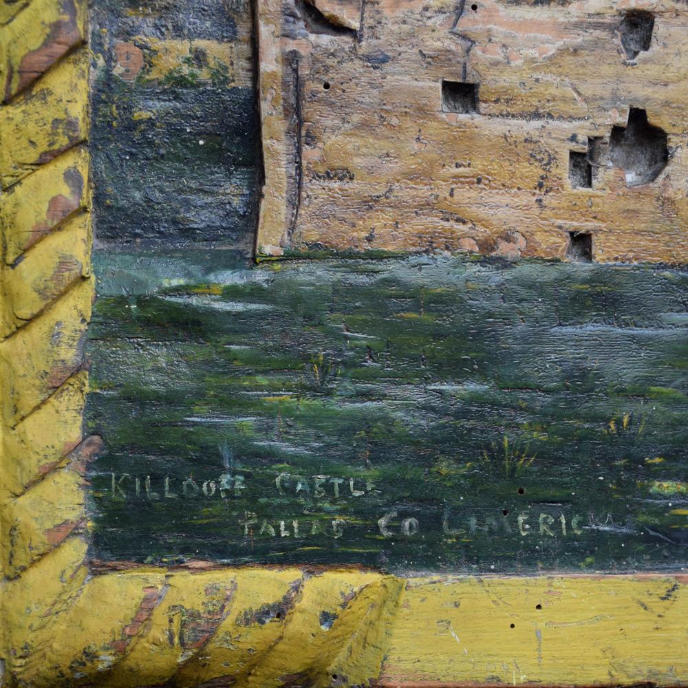Placa Conmemorativa de la Relación de Guerra de Arte Popular del Siglo XIX Madera en venta