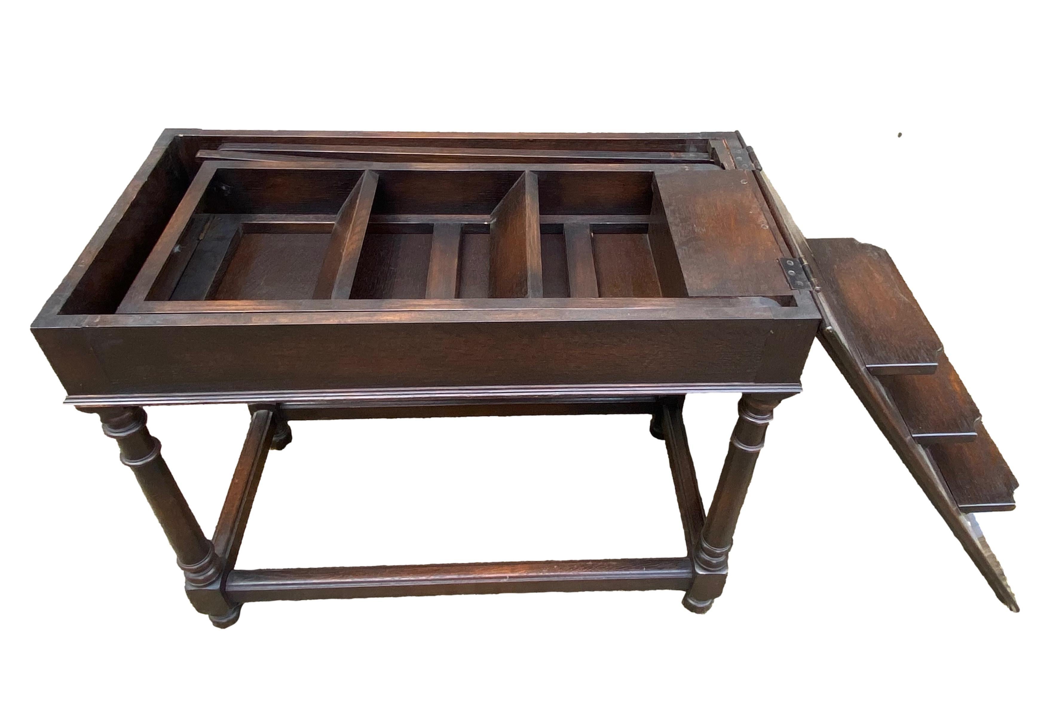 19th Century Metamorphic Library Table/Ladder For Sale 8