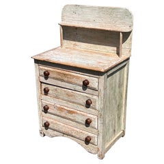 19th Century Four Drawer Dresser with Gallery