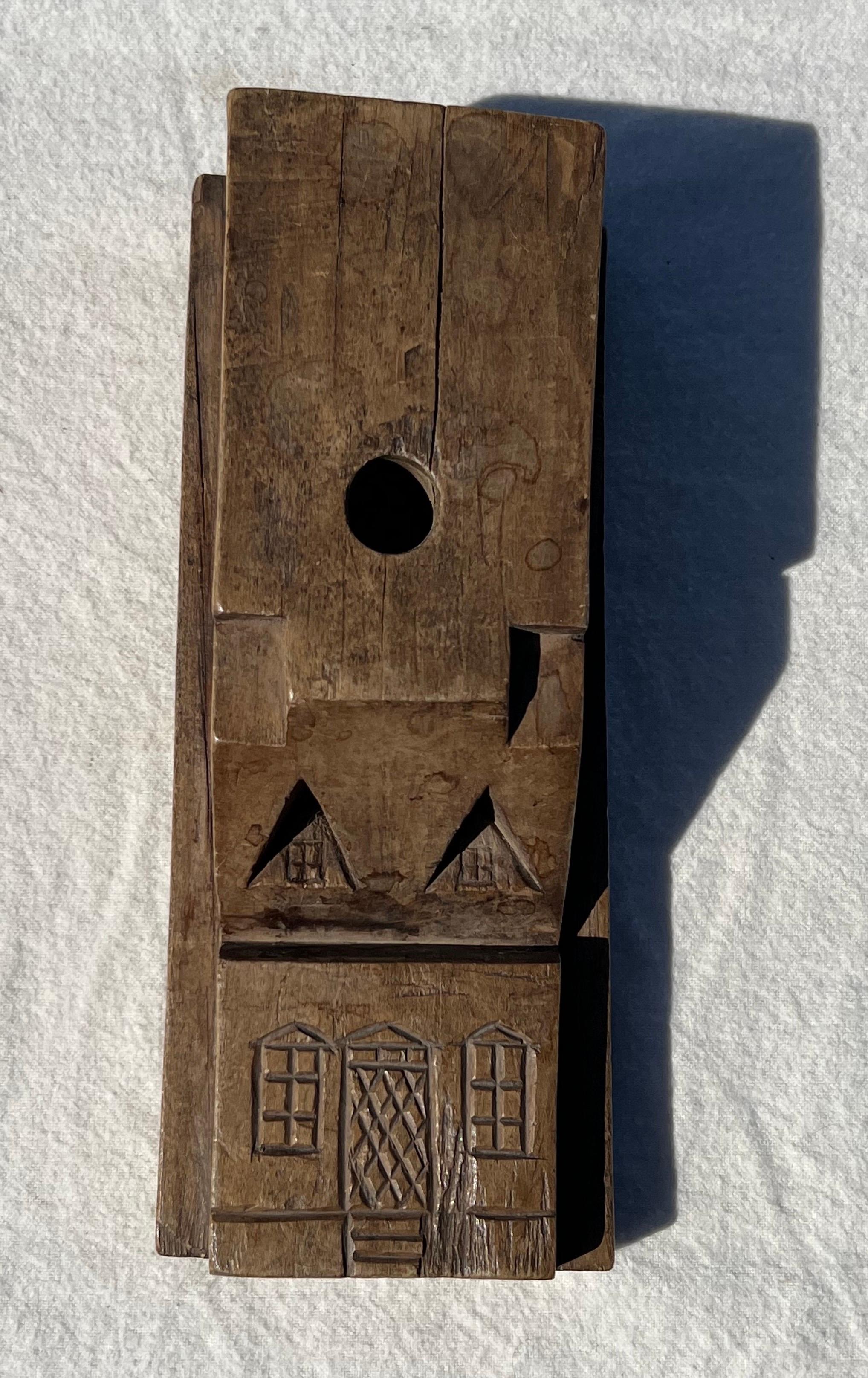 19th Century Four Part House Form Sugar Mold 3