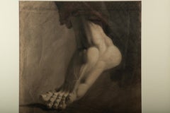 19th Century Framed Academic Study of a Flexed Foot