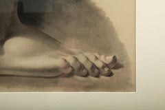 19th Century Framed Academic Study of a Foot