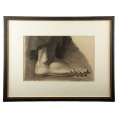 19th Century Framed Academic Study of a Foot