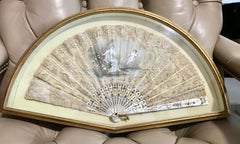 19TH Century Framed French Fan
