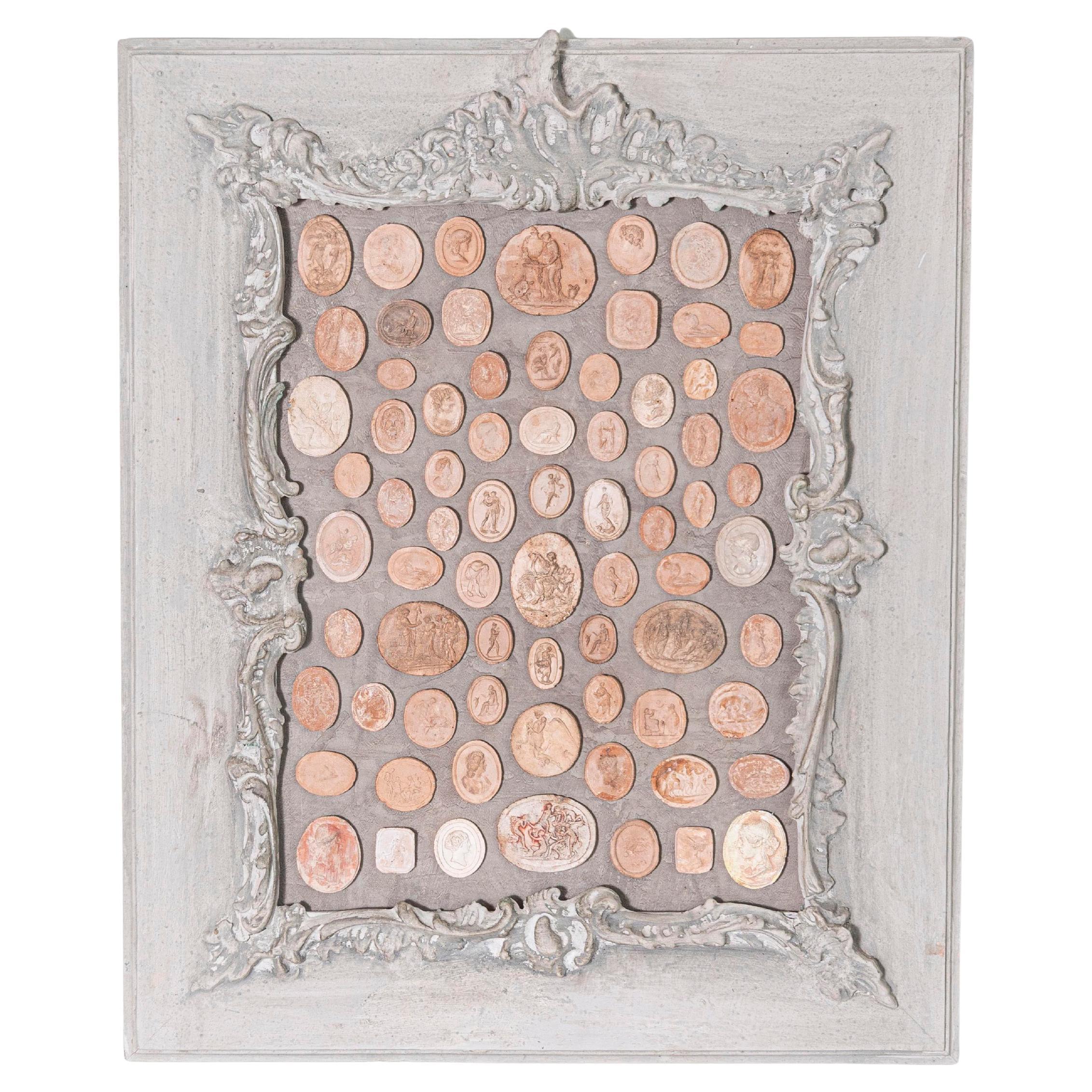 19th Century Framed Italian Cameos