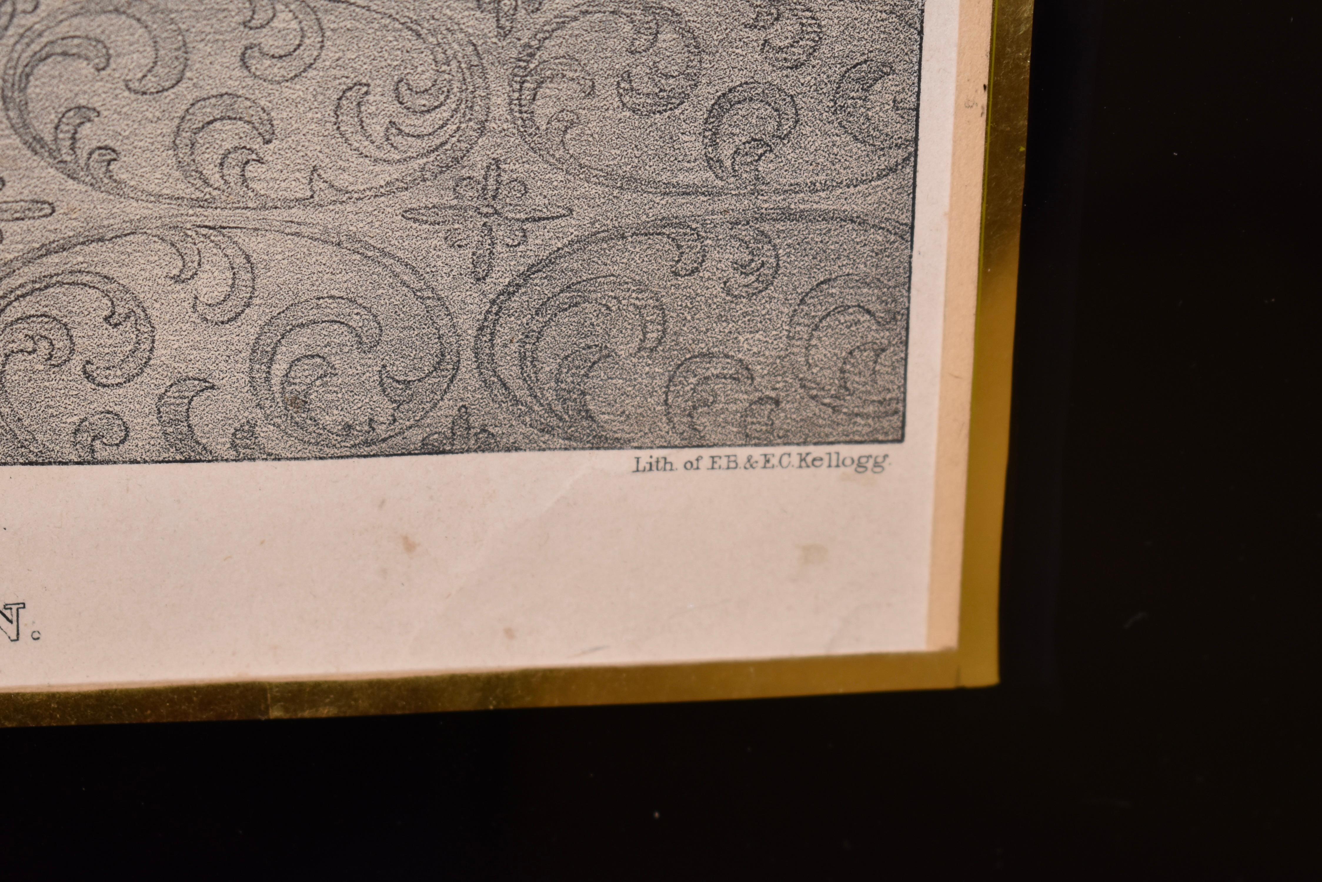 Lithographie encadrée du 19e siècle de John Caldwell Calhoun en vente 1