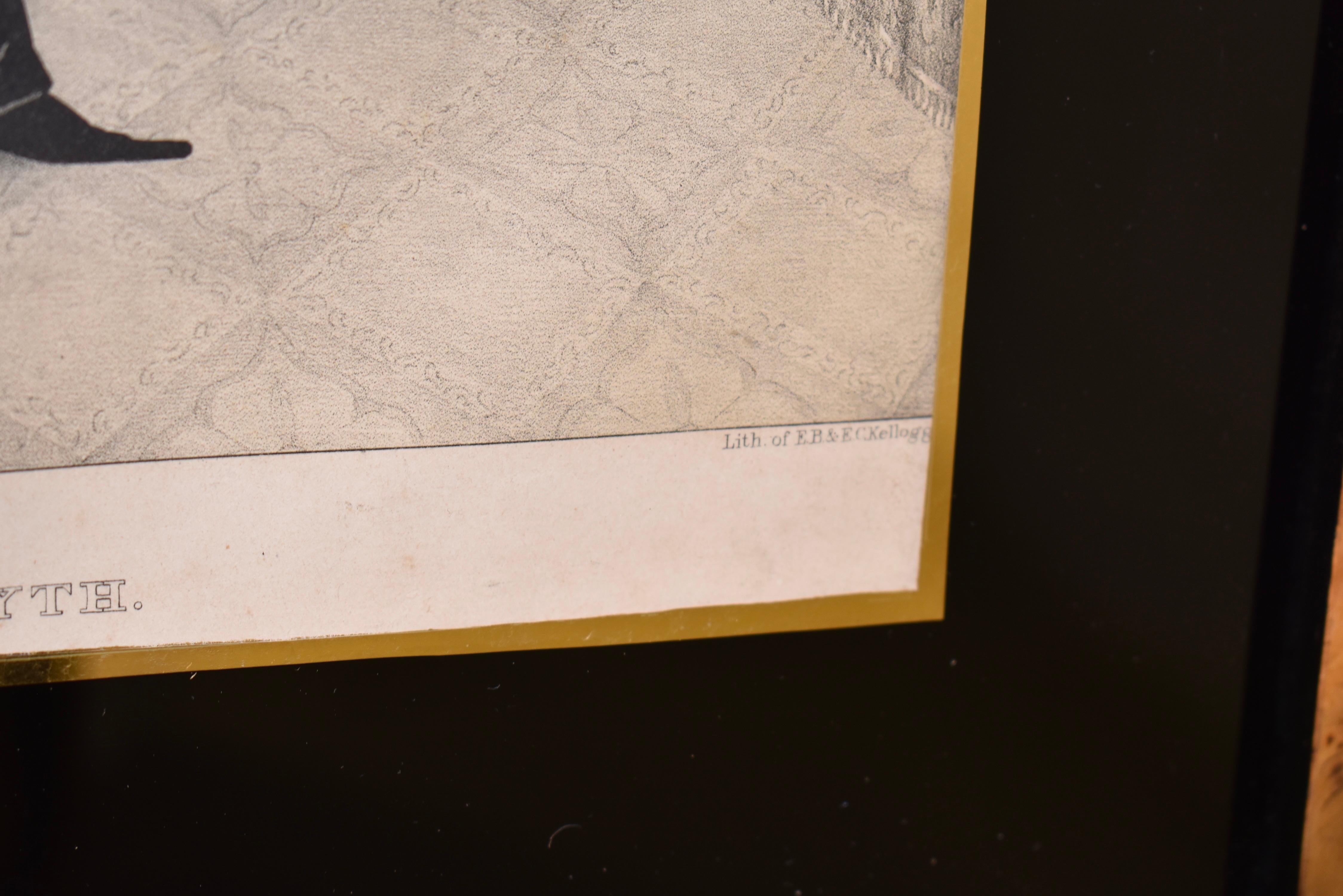 Lithographie de John Forsyth encadrée du 19e siècle en vente 2