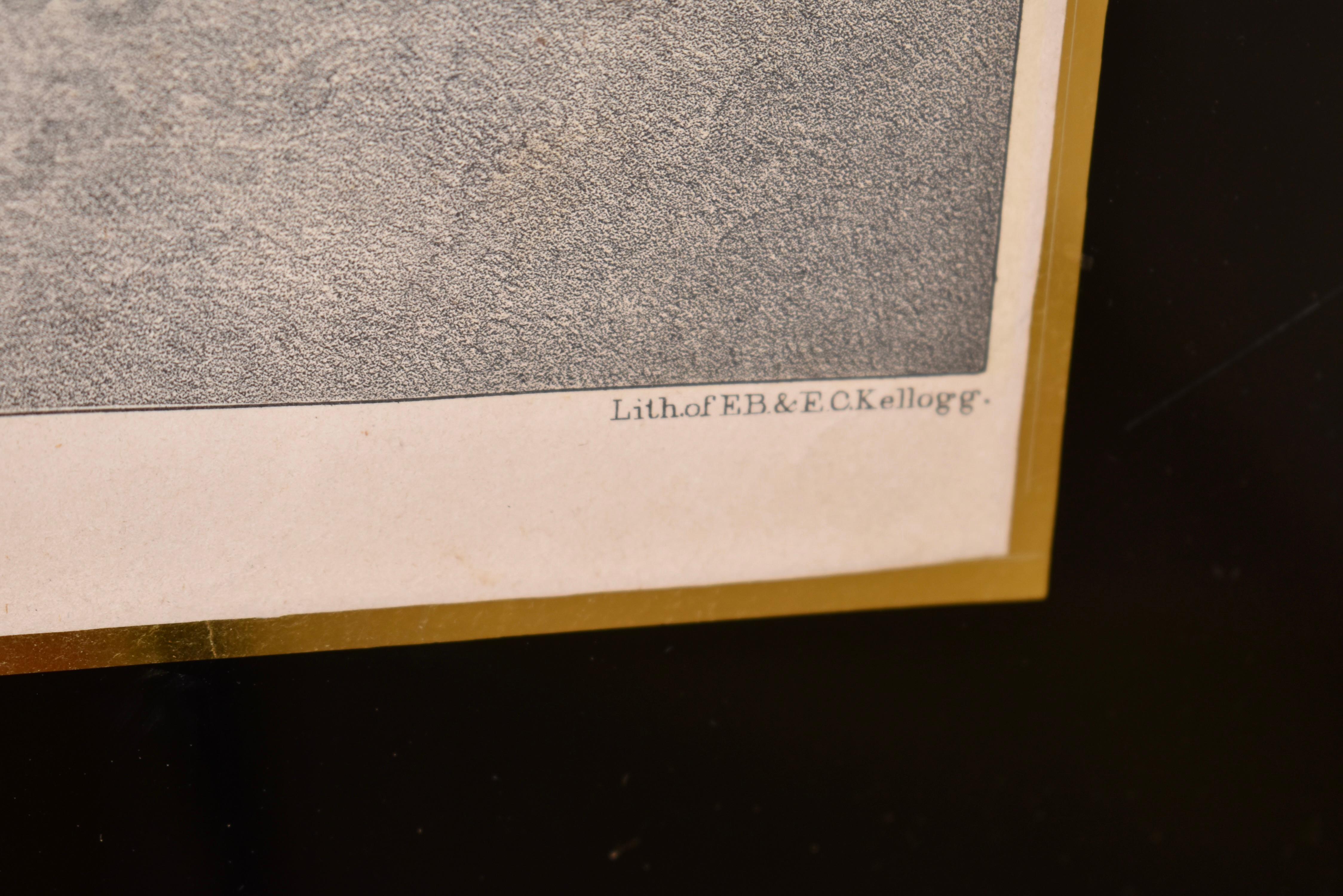 Lithographie encadrée du 19ème siècle de Martin Van Buren en vente 2