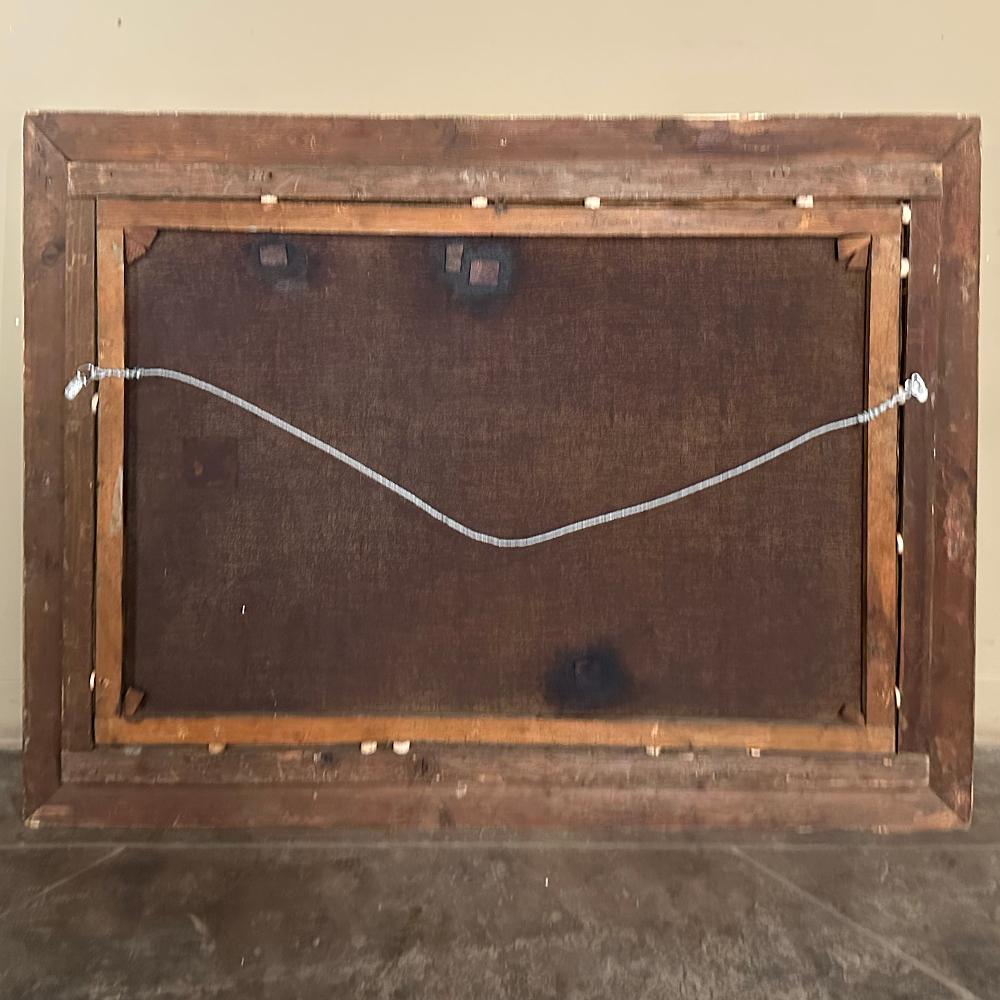 19. Jahrhundert Gerahmtes Ölgemälde auf Leinwand von R. Waldau im Angebot 12