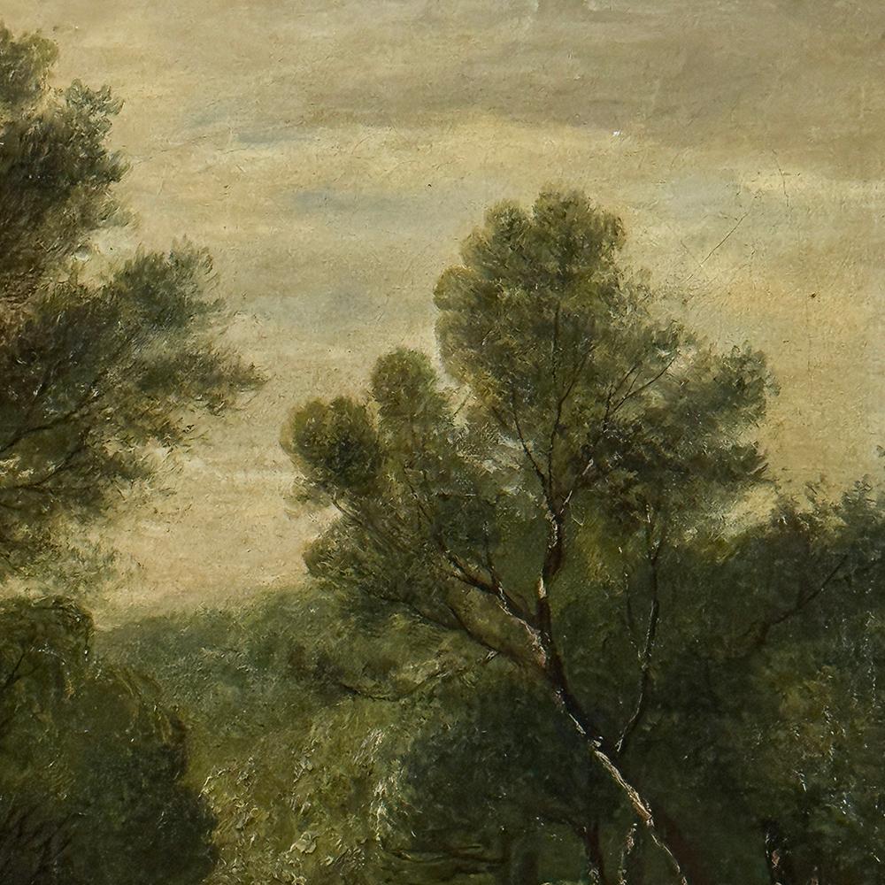 19th Century Framed Oil Painting on Canvas signed Casteleyn en venta 2
