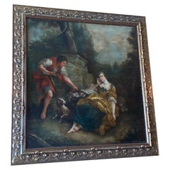 Peinture encadrée du 19e siècle