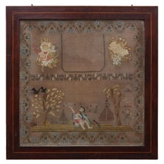 Antique 19th Century Framed Sampler