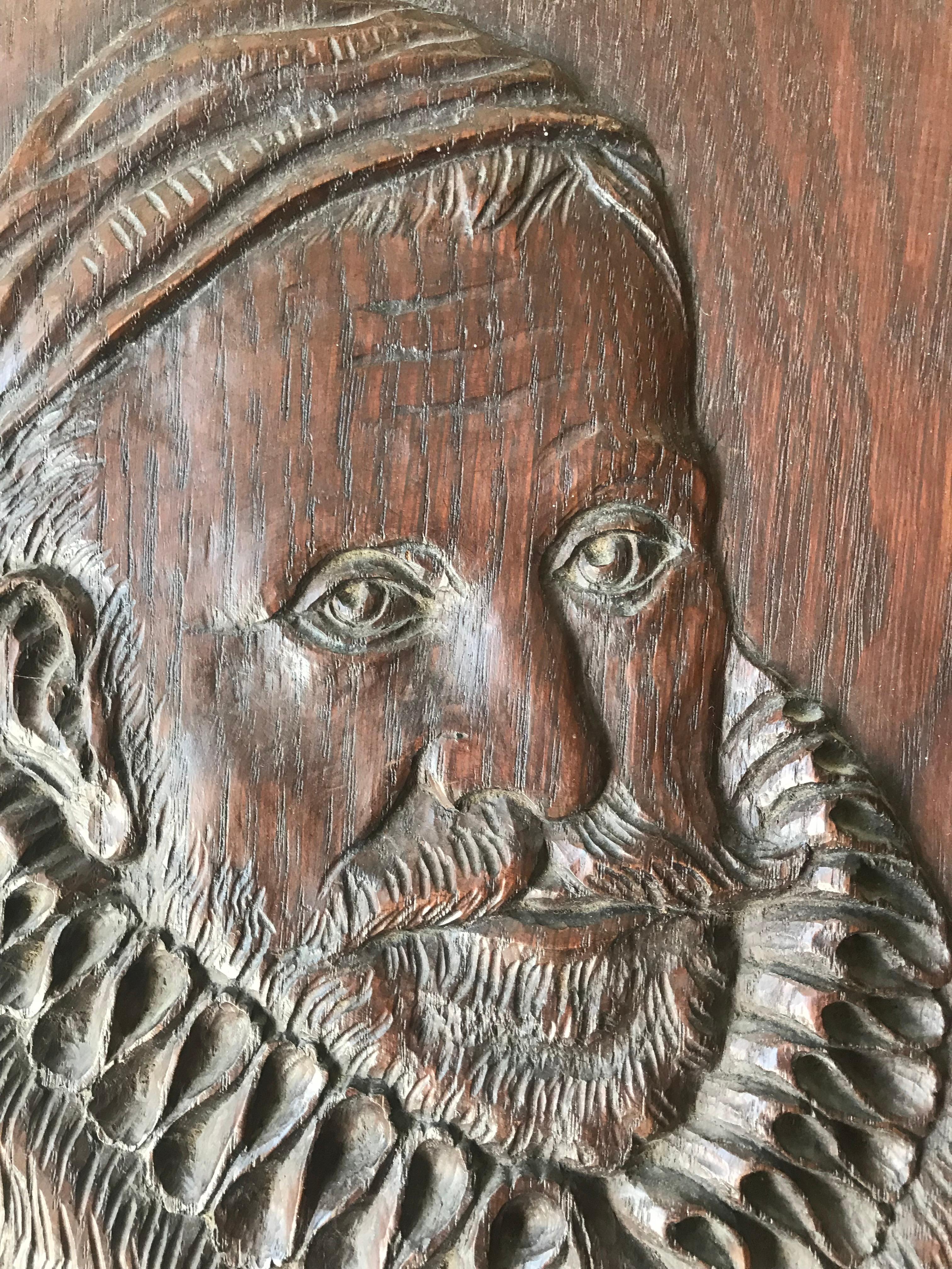 19th Century Framed Wall Sculpture / Portrait of William I. or Willem Van Oranje For Sale 4