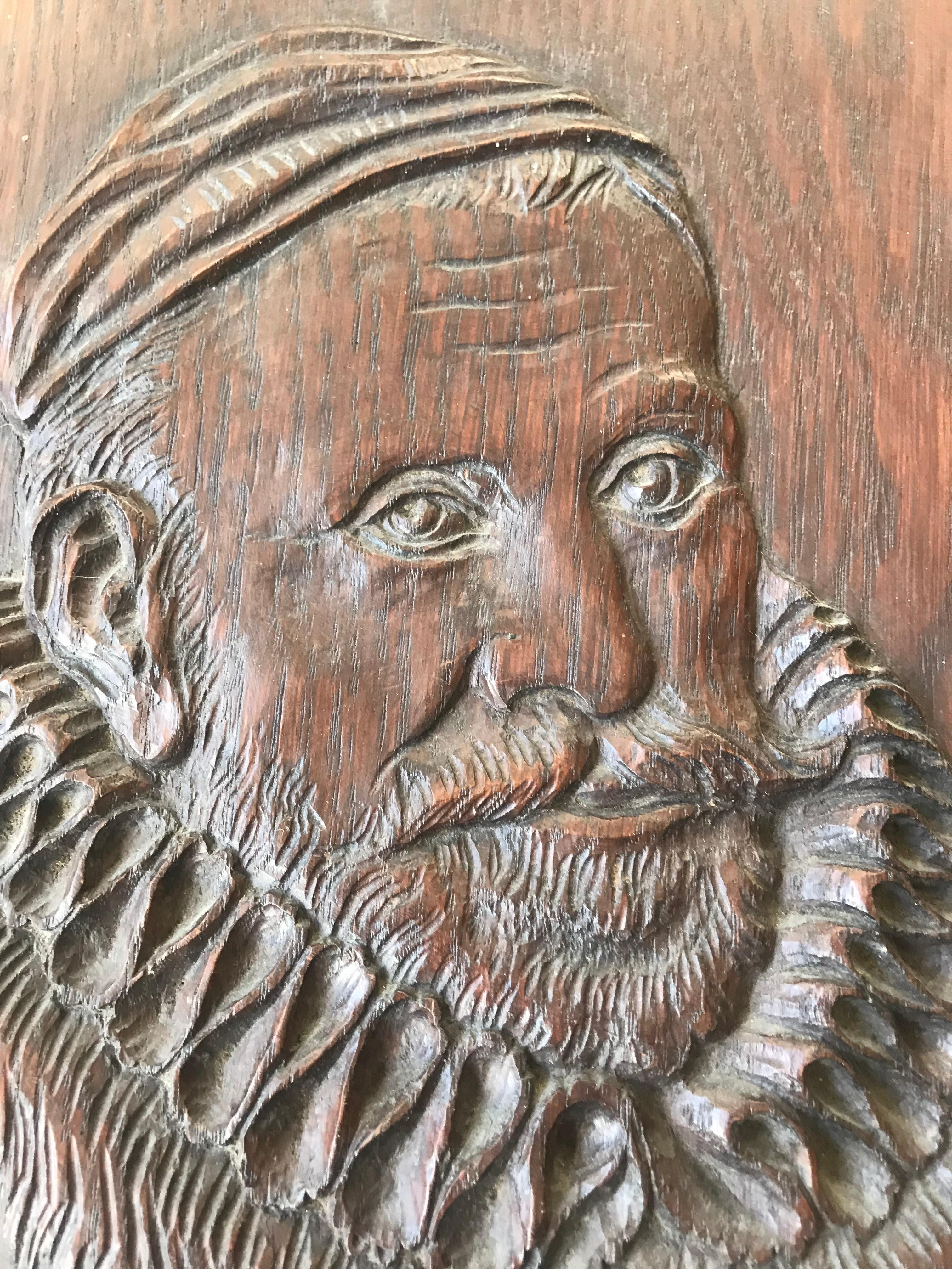 Rare and remarkable sculpture of a famous Dutch figure of the House of Orange-Nassau.

For the collectors of famous, Dutch historical figures, we are offering this extremely rare and highly decorative wall plaque depicting William I. or Prince of