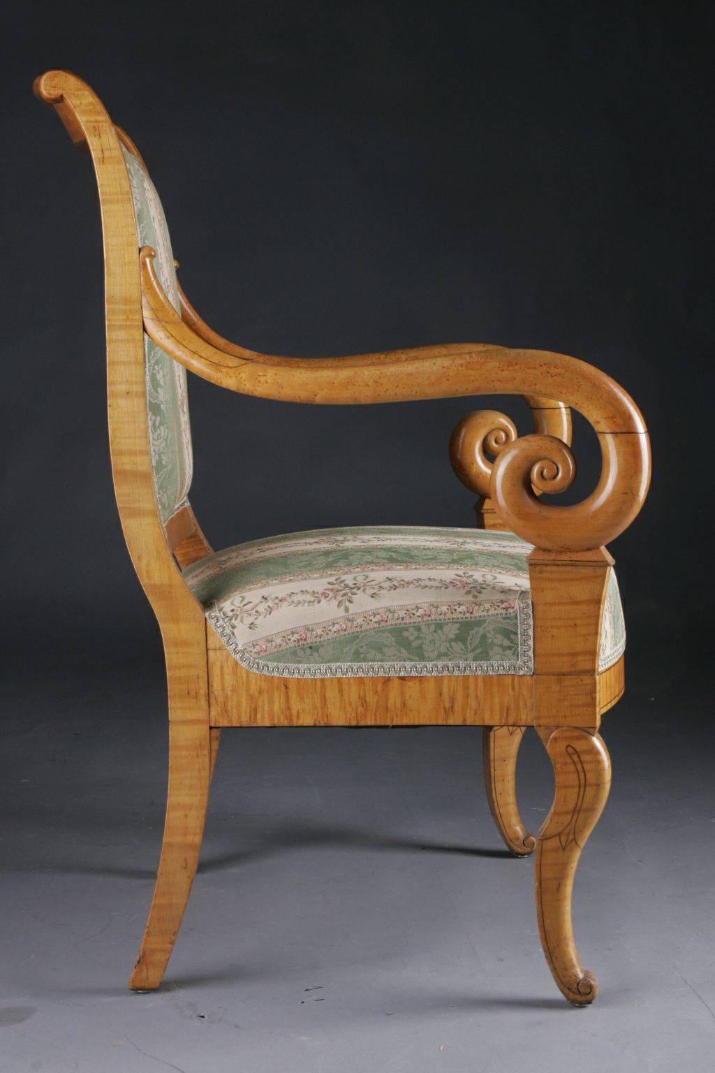 19th Century France Furnished Armchair Group In Good Condition For Sale In Berlin, DE