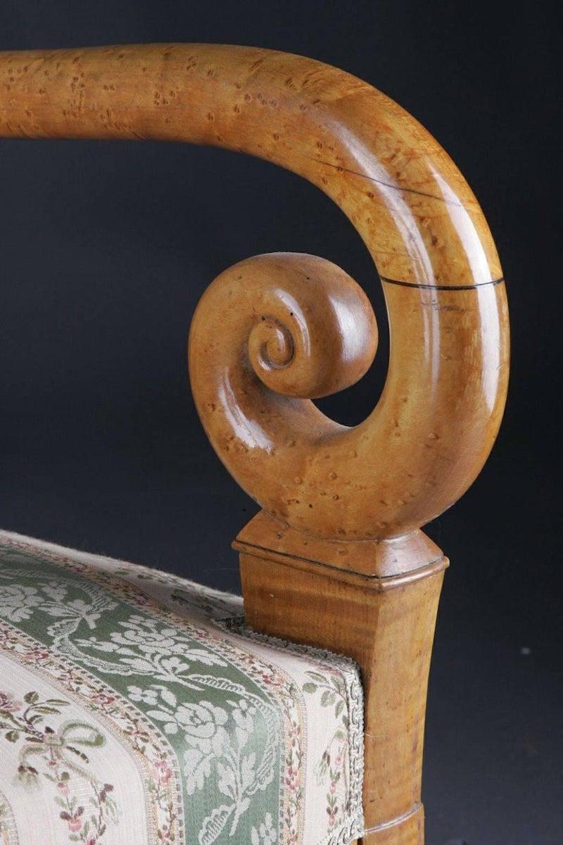 Bois Groupe de fauteuils meublés du XIXe siècle en vente
